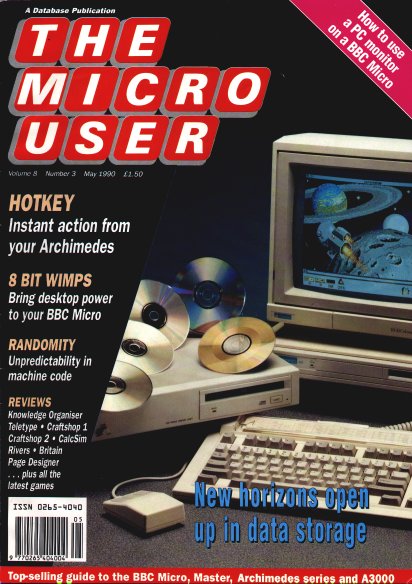 The Micro User - one of the magazines Raymond wrote for in 1989 The Micro User - one of the magazines Raymond wrote for in 1989
